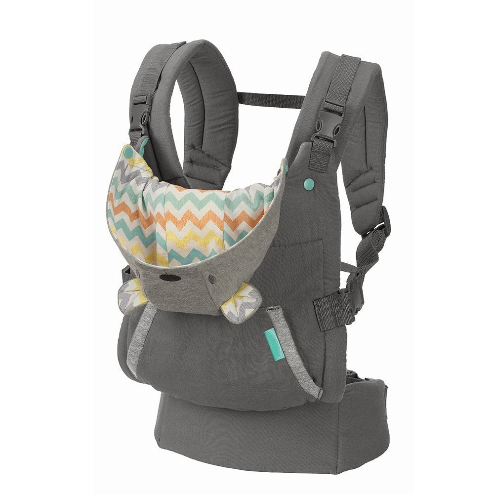 Porte-bébé 4-en-1 Double épaule Porte-bébé Porte-bébé Sac de transport, Convient aux quatre saisons, Serviette de salive