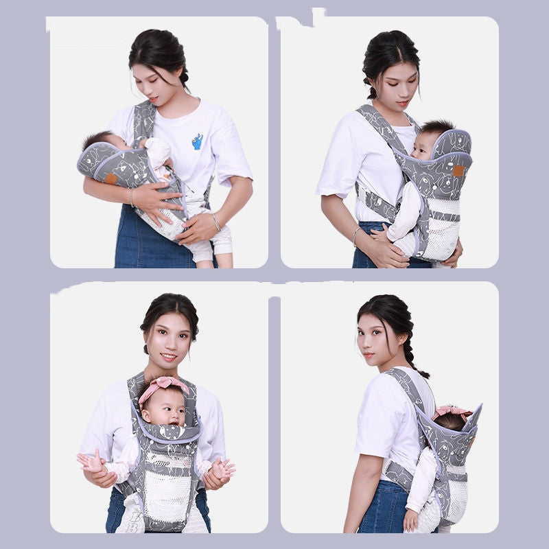Multifunctional Baby Carrier Summer Breathable Front Hug Back Horizontal Hug